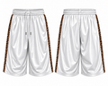 Cheetah Stripe Shiny Recycled Polyester Streetwear Shorts